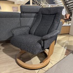 Relaxfauteuil, donkergrijs